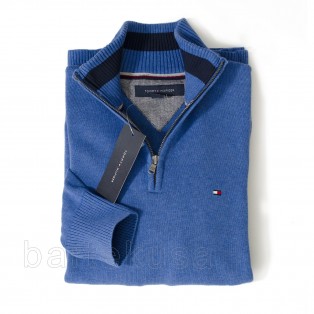 TOMMY HILFIGER SWETER MESKI NA ZAMEK_HALF ZIP
